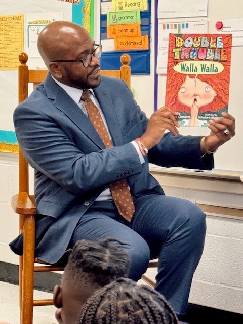Celebrating Literacy with Dr. Dixon!