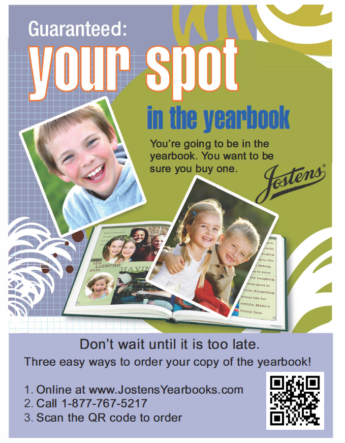 Order your Hanahan Yearbook! Don't wait until it is too late. You can order online at www.jostensyearbooks.com or by calling 1-877-767-5217