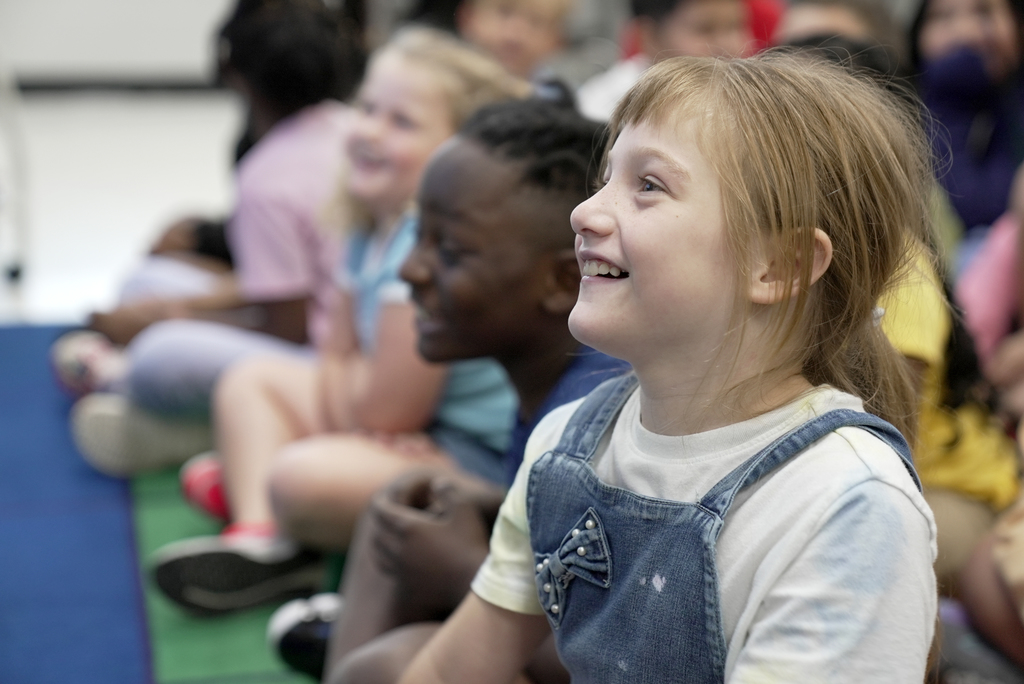 student smiling