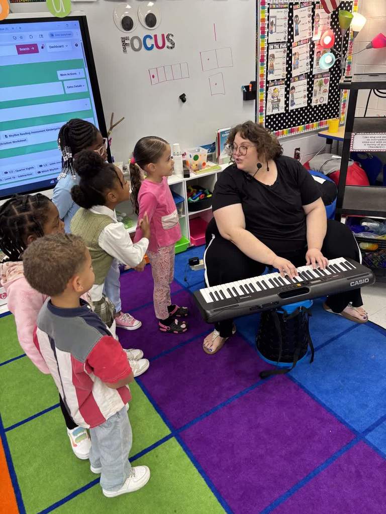 Mrs. Von and students