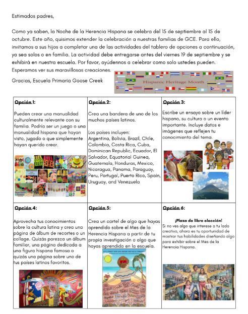 HHM choice board