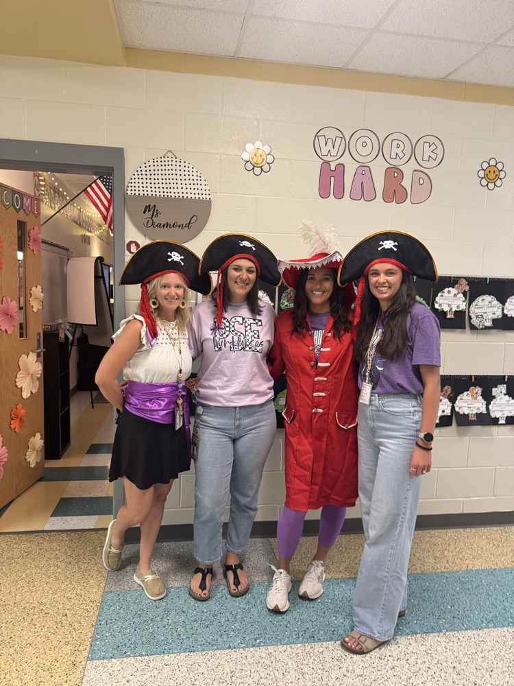 teachers in pirate costumes 