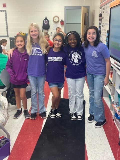 The girls coordinated for twin day.