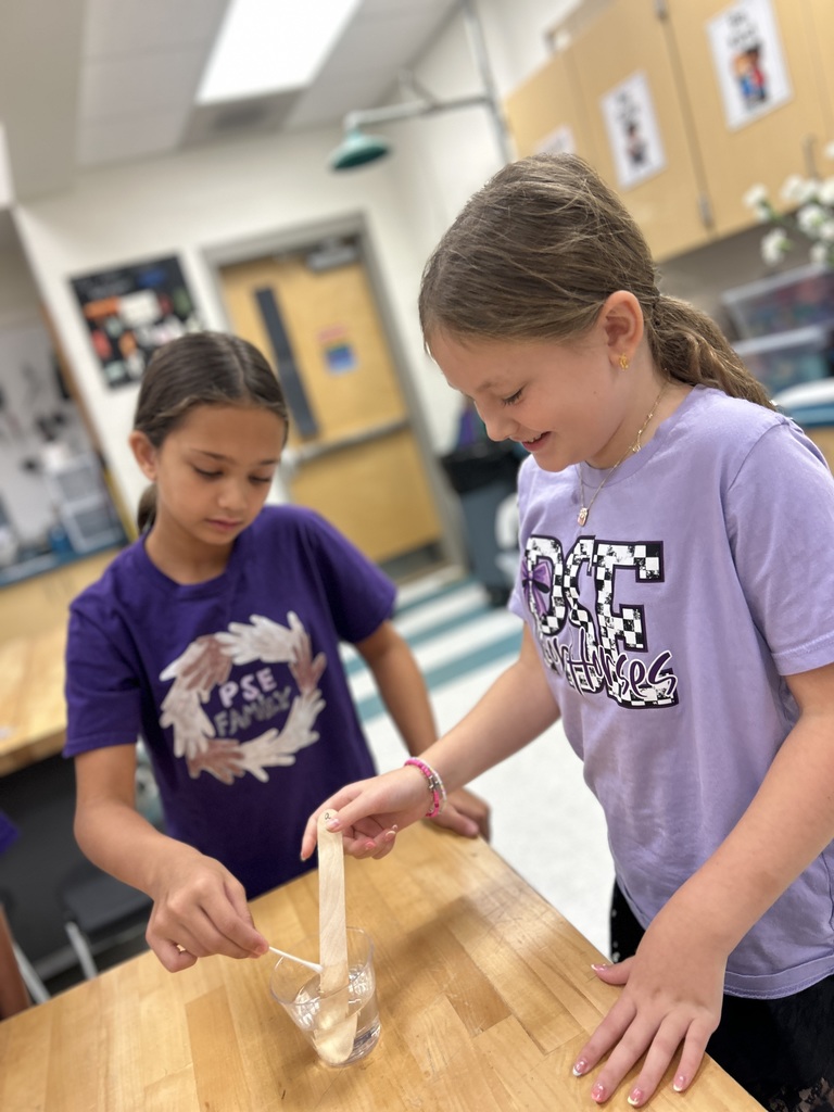 Using their sense of taste, the students identified what the flavors were.
