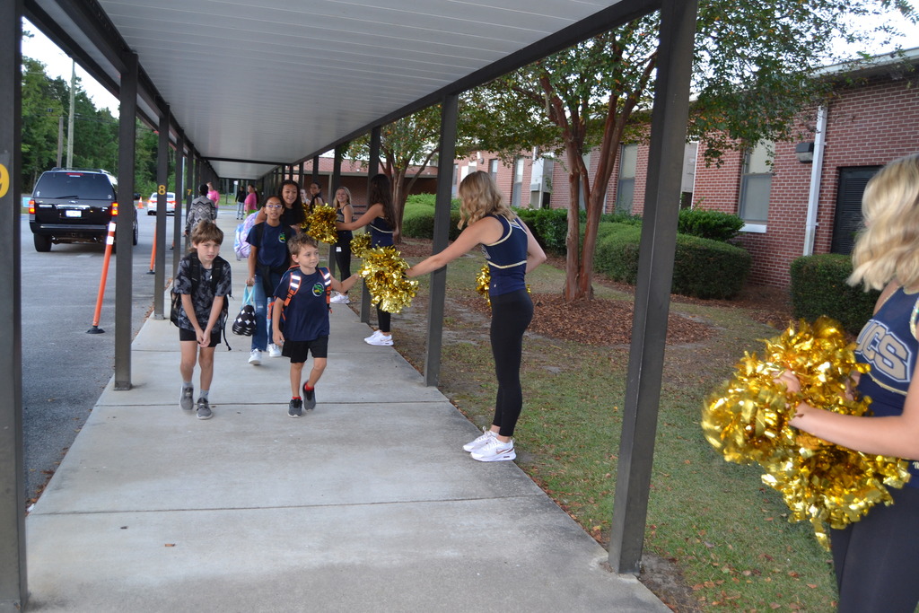 Kids walking