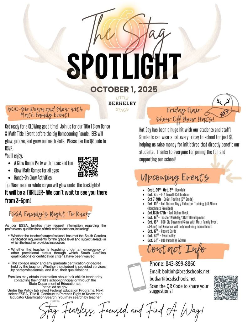 Stag Spotlight for October