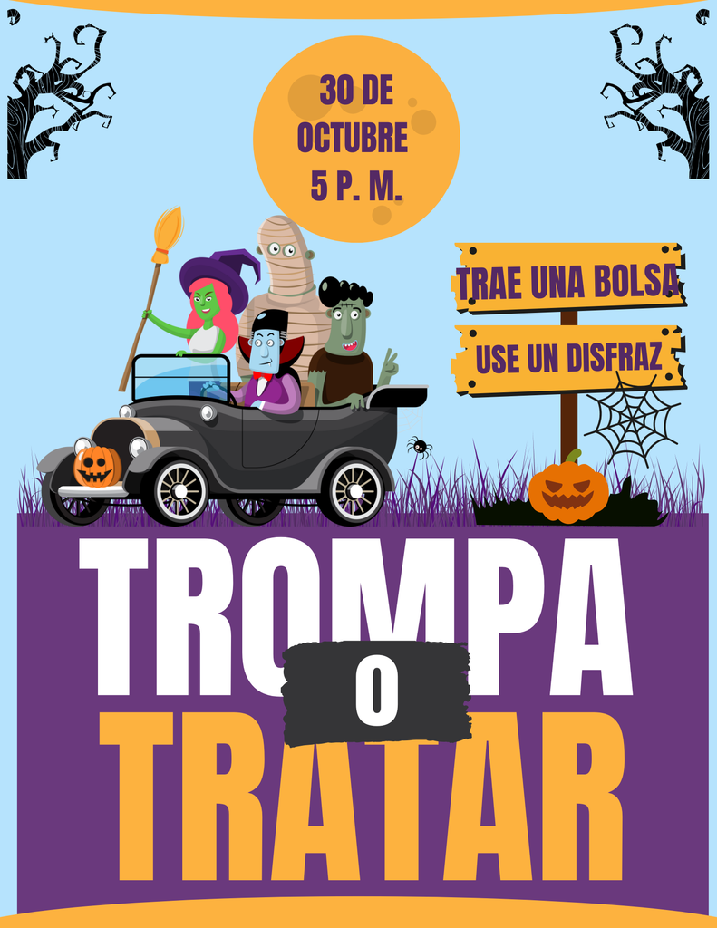 Trunk or Treat- Oct 30 at 5pm