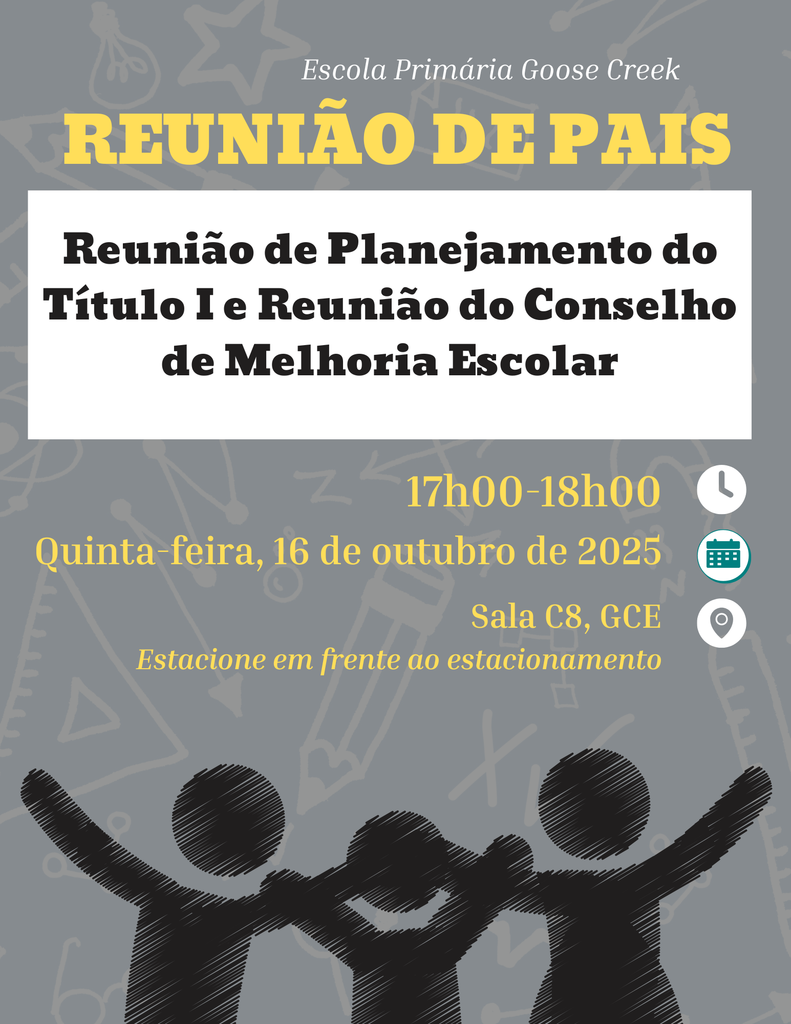 Portuguese Parent Meeting Invite