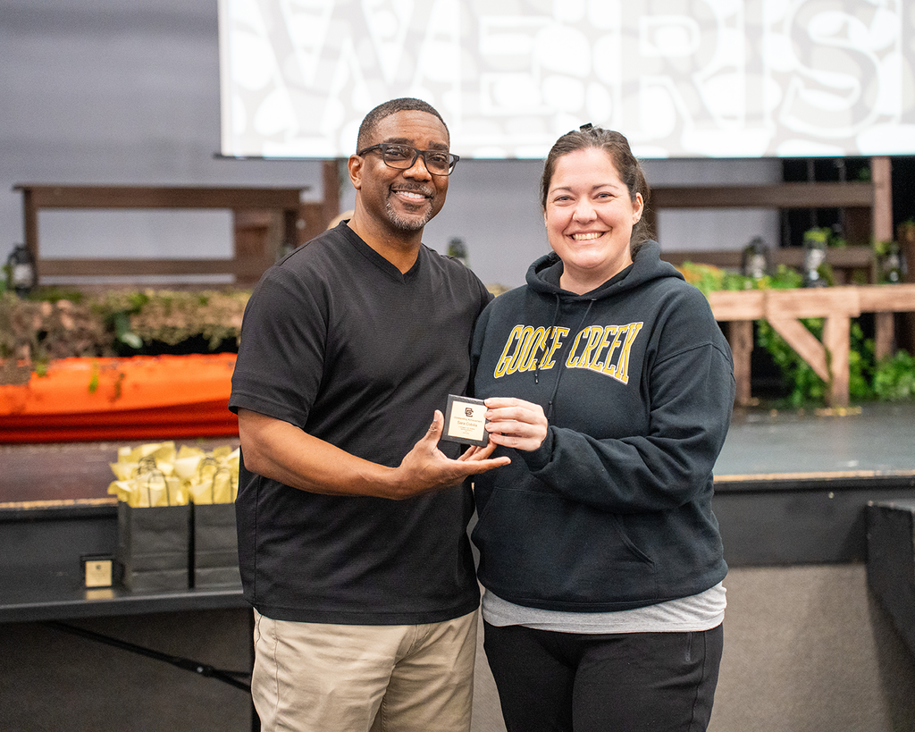 Will Wilson with teacher