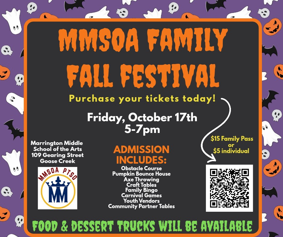 Fall Festival this Friday, Oct 17th- tickets $15