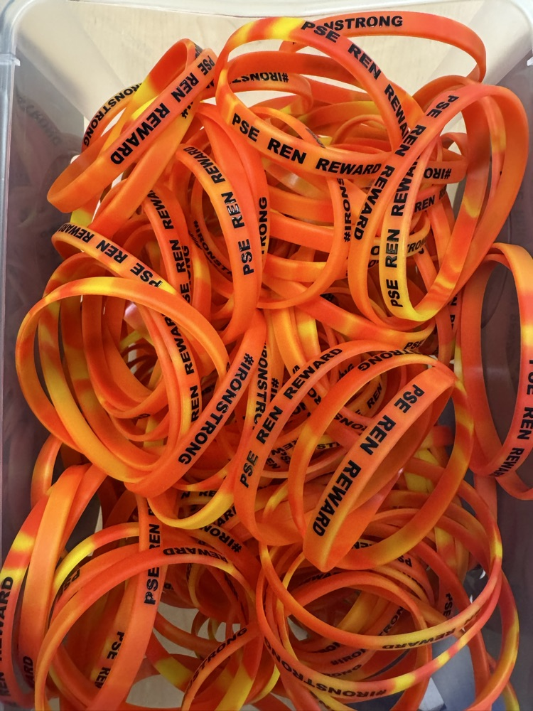 Orange bracelets 