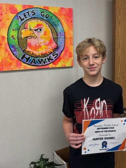 Hero of the Month Hunter Rooney