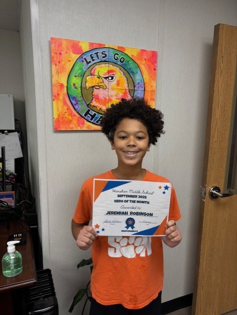 Hero of the month Jeremiah Robinson