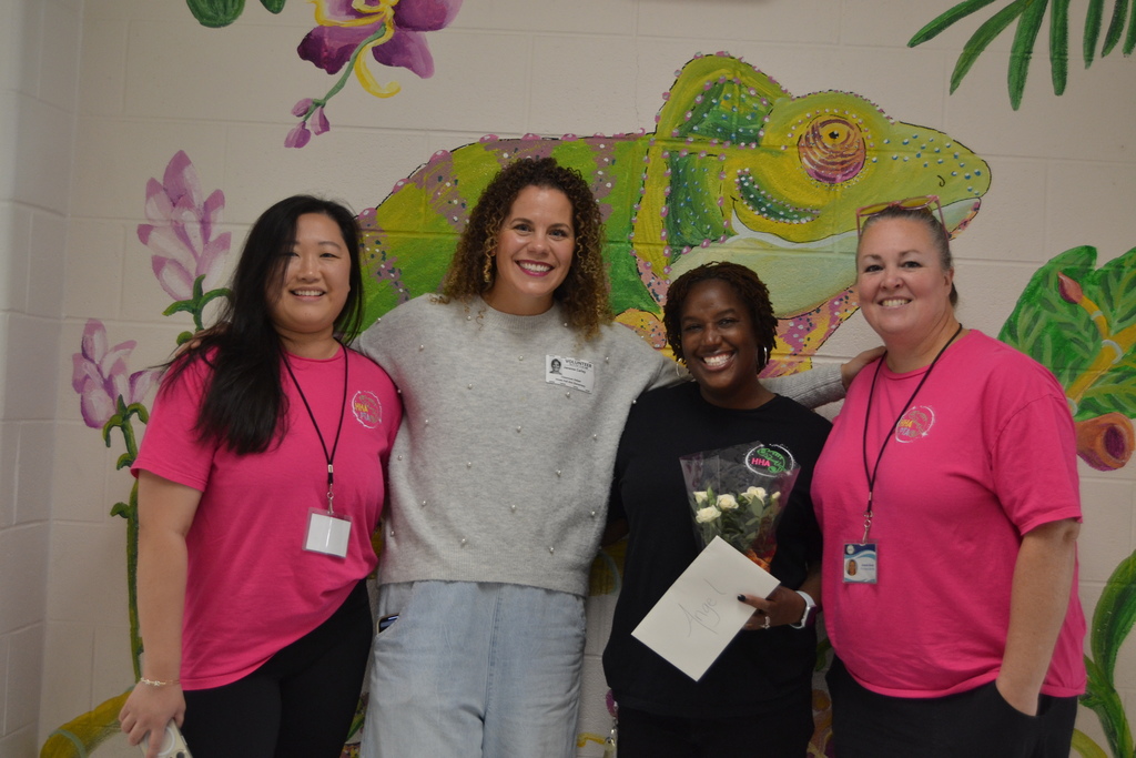 Volunteer & Staff winner with PTA