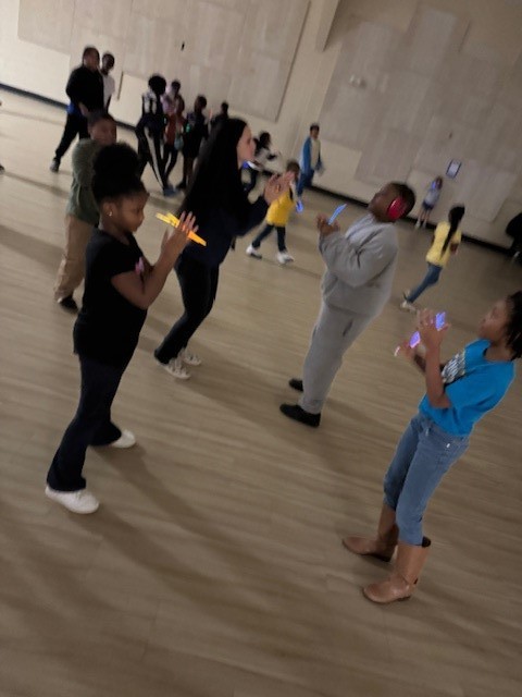 Glowing with the teachers!