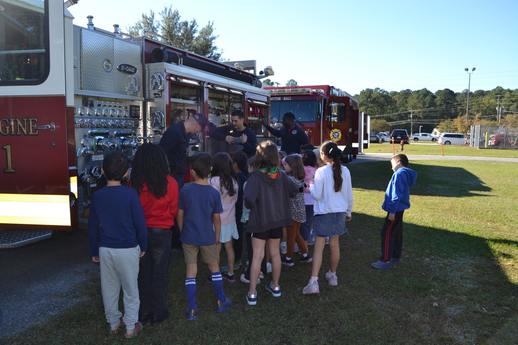 Fire Dept Visit with the younger students
