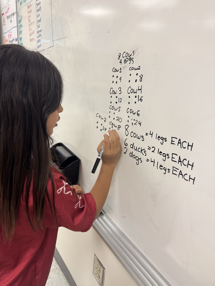 students working together on math problem 