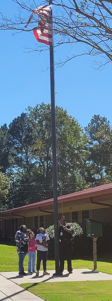 SRO Bodison and her flag team