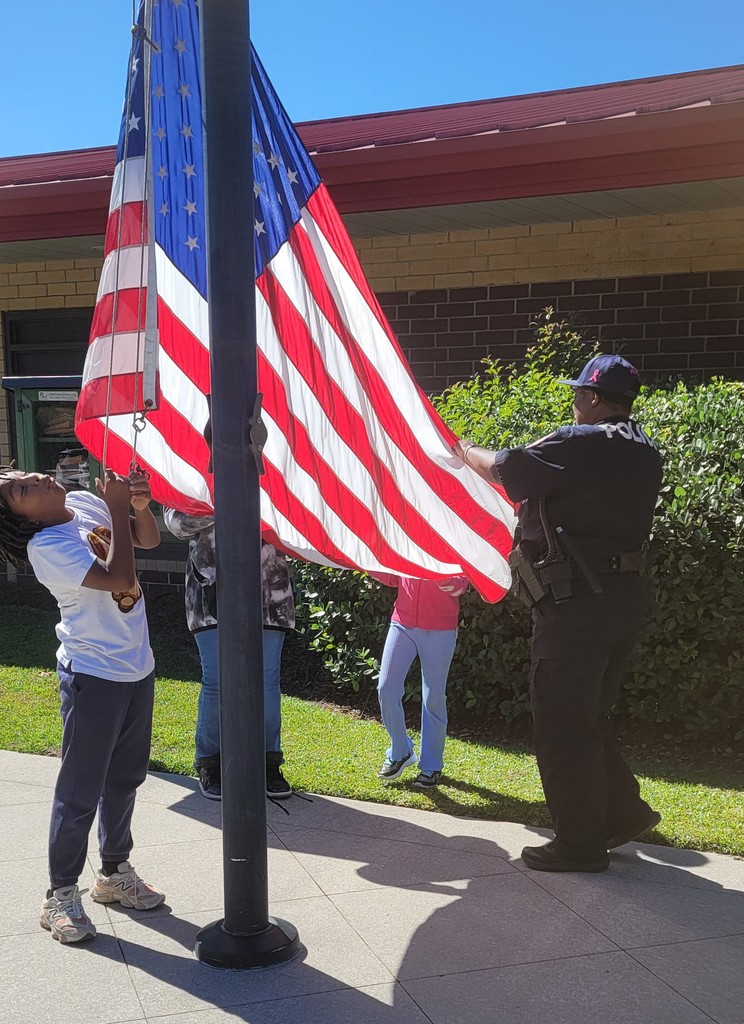SRO Bodison and her flag team