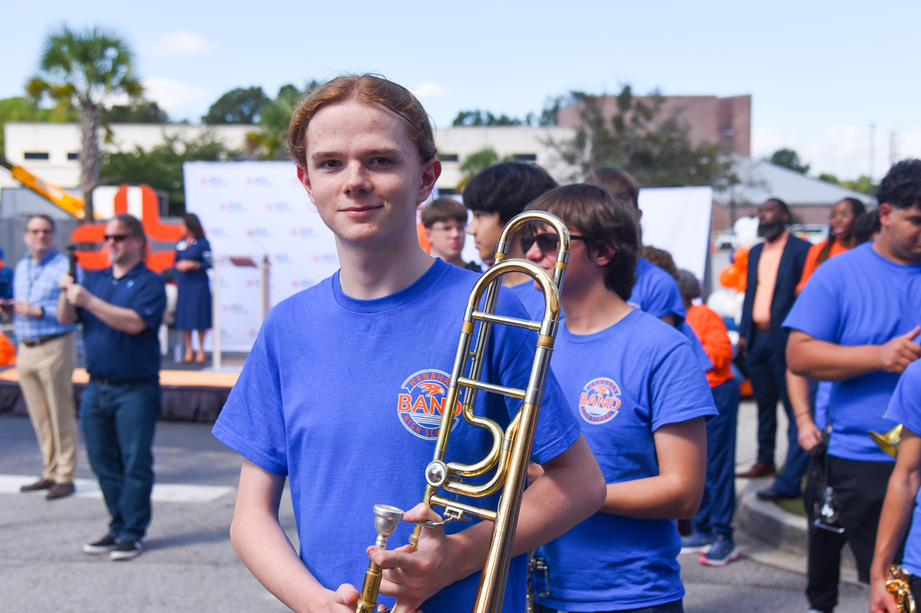 trombone player