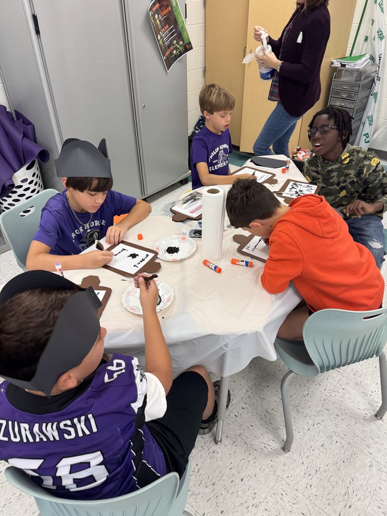 Feathers and paint were used to make horn books.