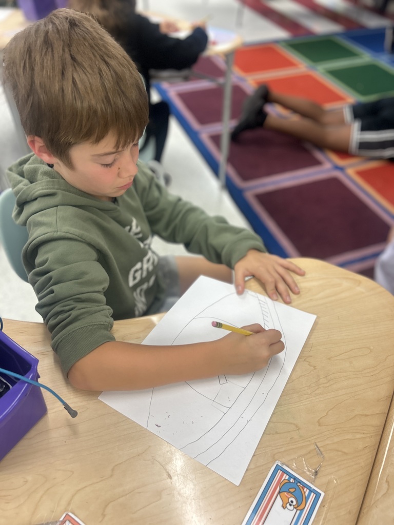 One student works to add more realistic features to his eye.