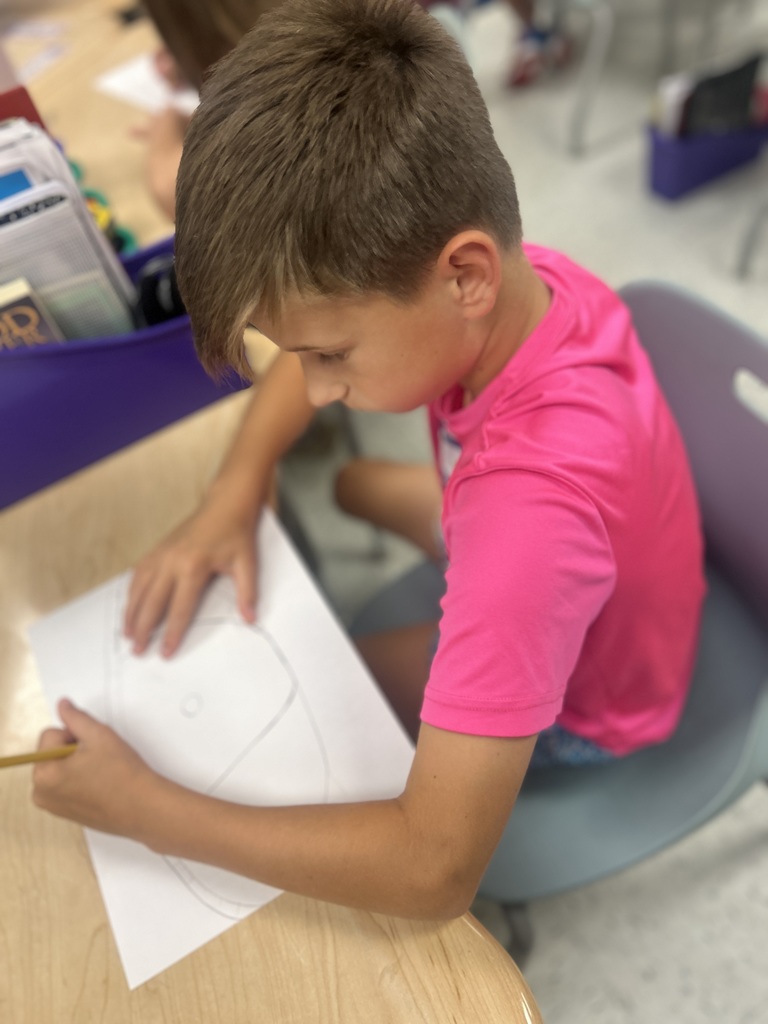 Students showed realistic aspects of the eye on their art.