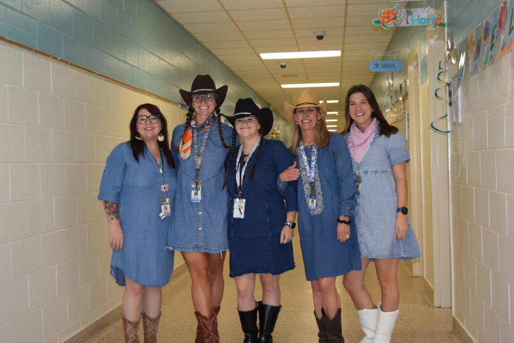 Staff members are "giving drugs the boot" during Red Ribbon Week. 