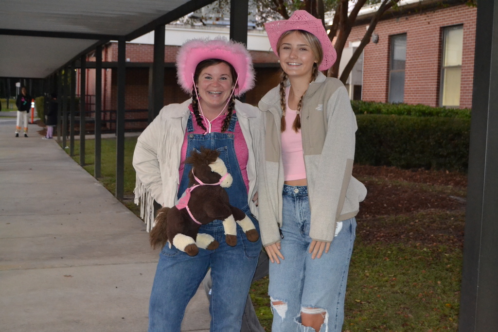 Ladies dressed as Cowgirls