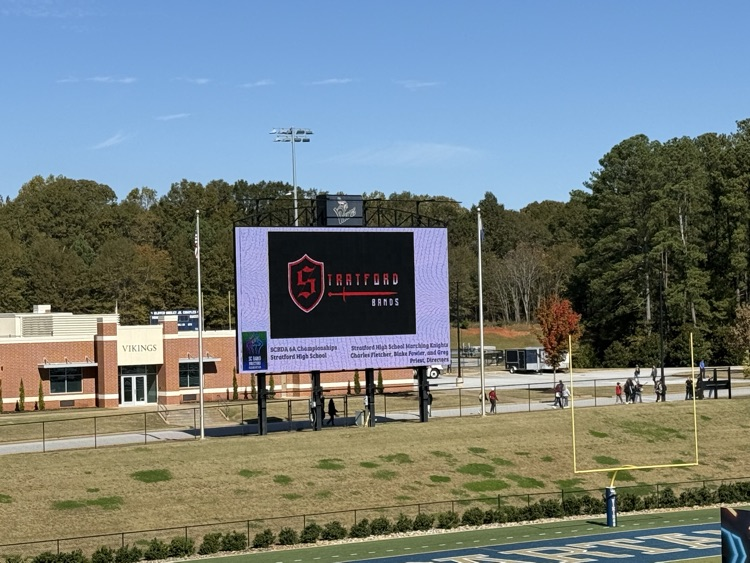 Your Knights on the Jumbotron performing at preliminary