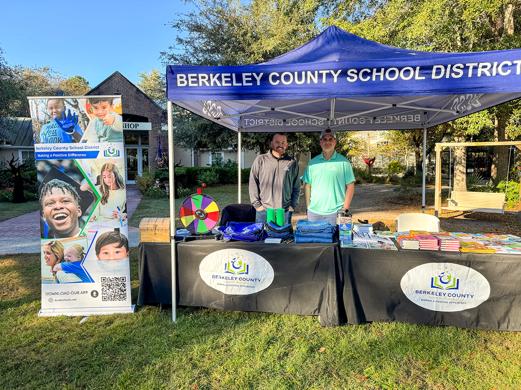 Dan and Jeremy at BCSD tent