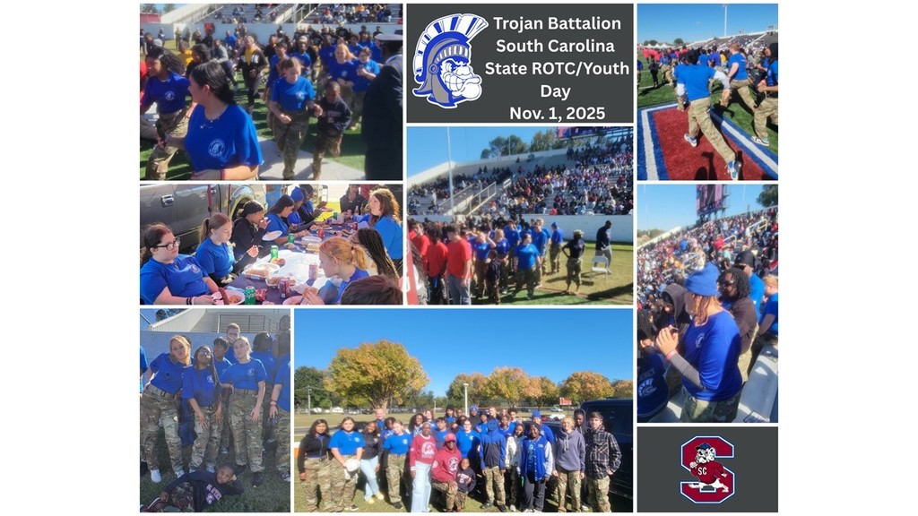 Our ROTC students had an amazing time at the South Carolina State University football game for ROTC/Youth Day 2025!