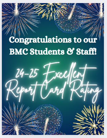 Excellent Report Card Rating for the 24-25 School Year!!!!