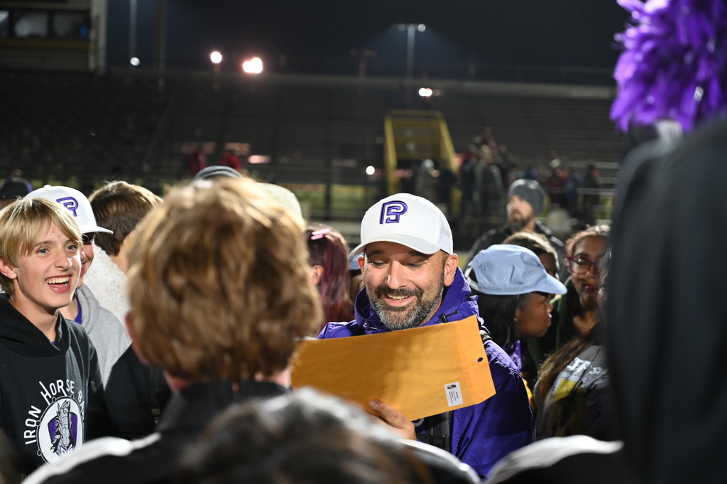 PSH band director smiling