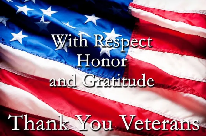 Thank You Veterans!!!