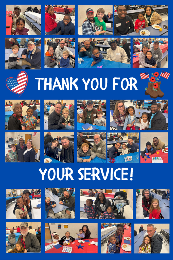 Families at Veterans Day Breakfast