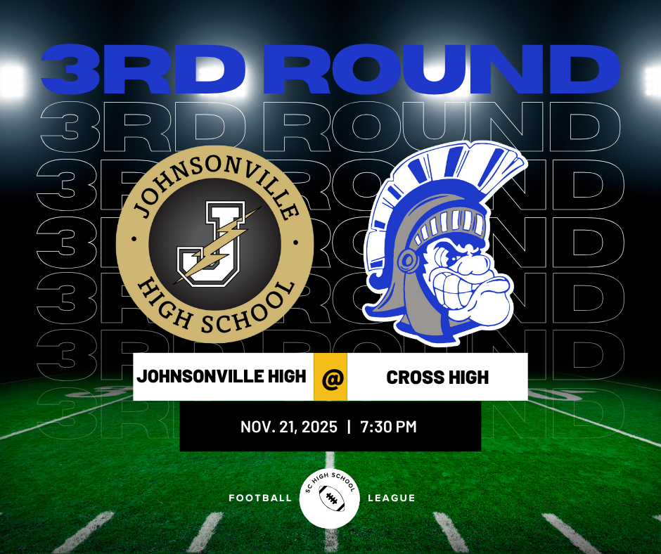 Round 3 playoff showdown: Johnsonville High at Cross High 🏈🔥