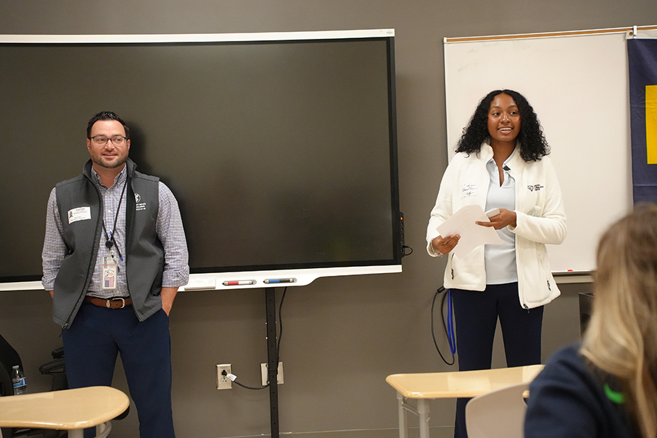 professionals at presentation