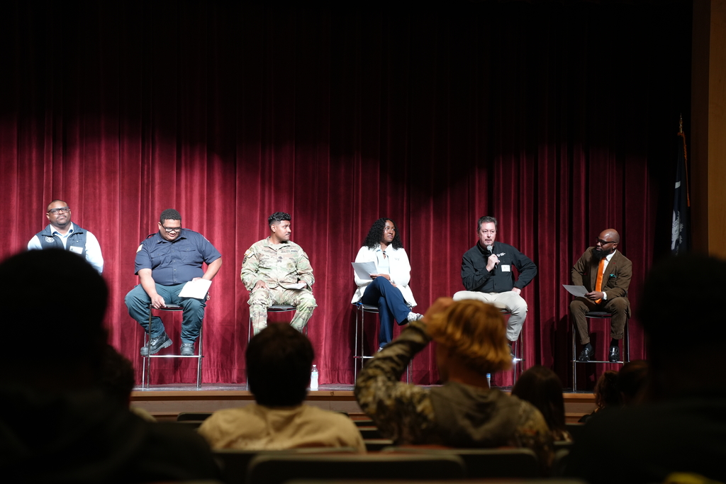 professionals during presentation