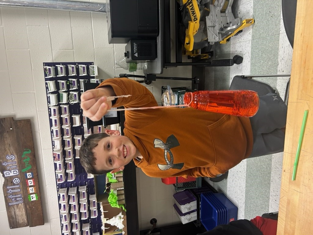 Students watched hot water rise to the surface.