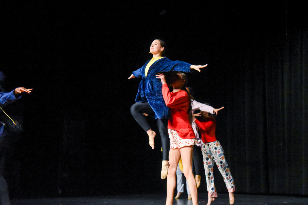 student being lifted 