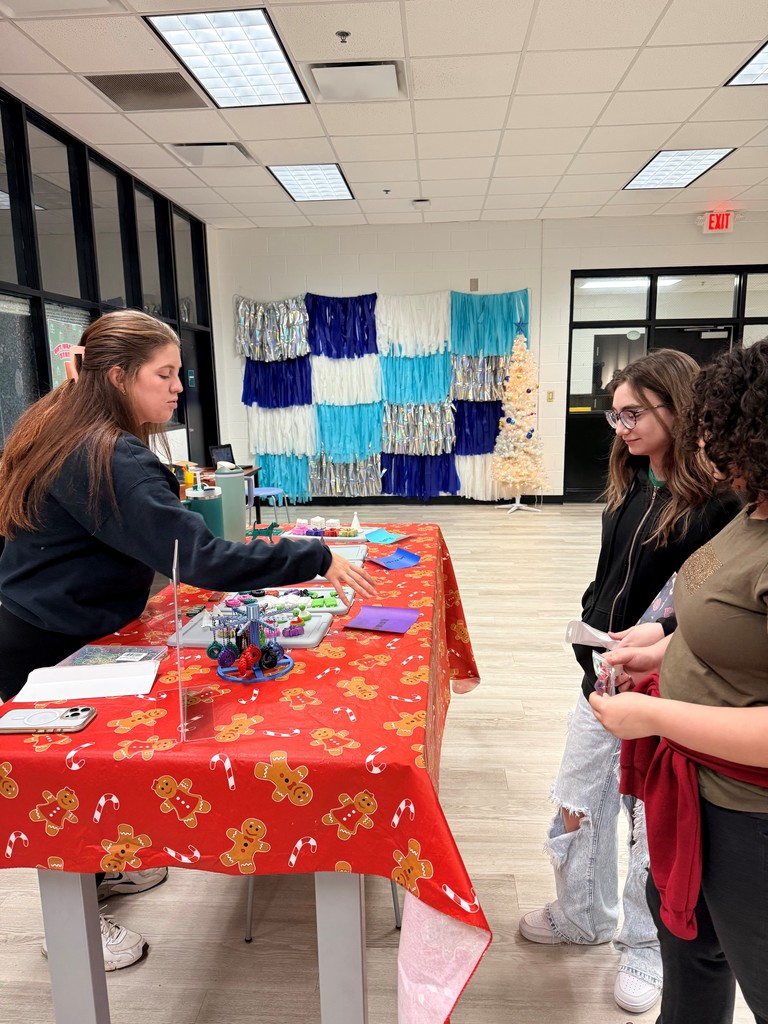 Students participating in a fun holiday workshop