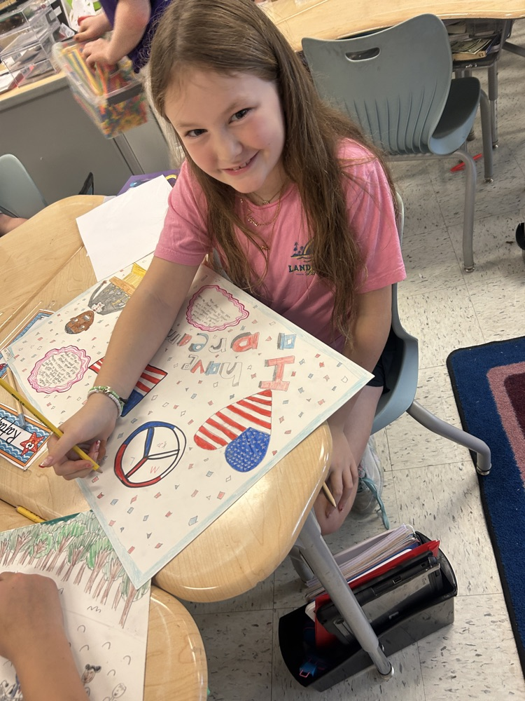 The students were so excited about their designs.