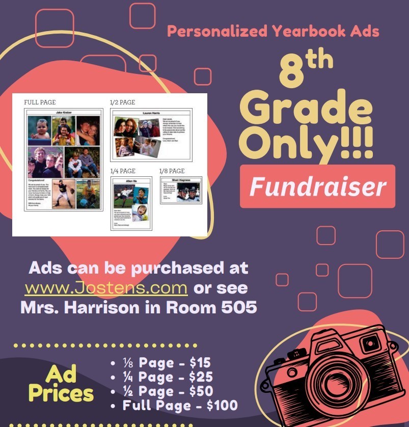 8th grade ad flyer