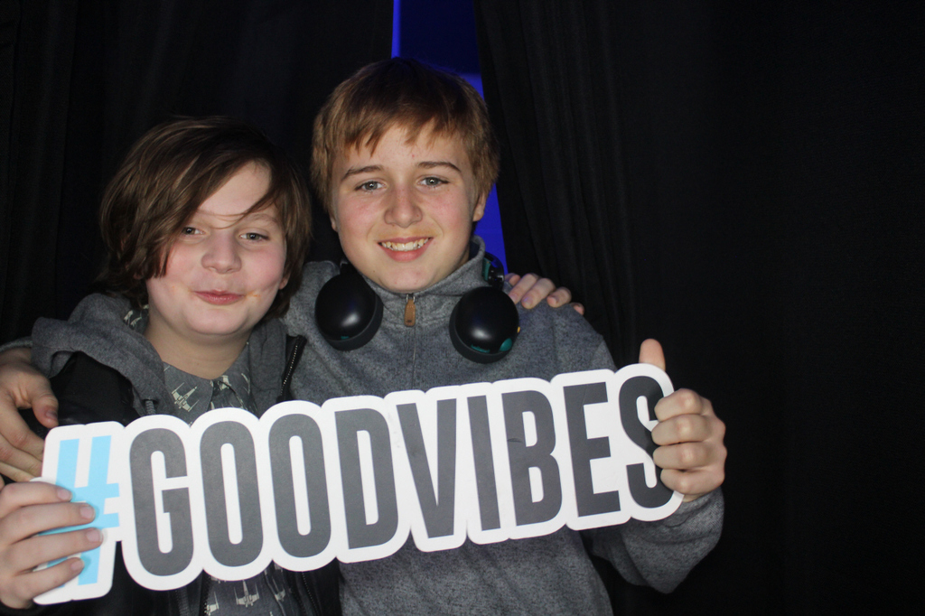 Glow in the dark dance