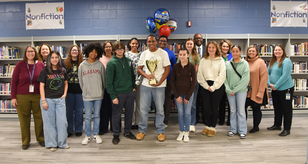 BHS Top 10 readers with district and school leadership