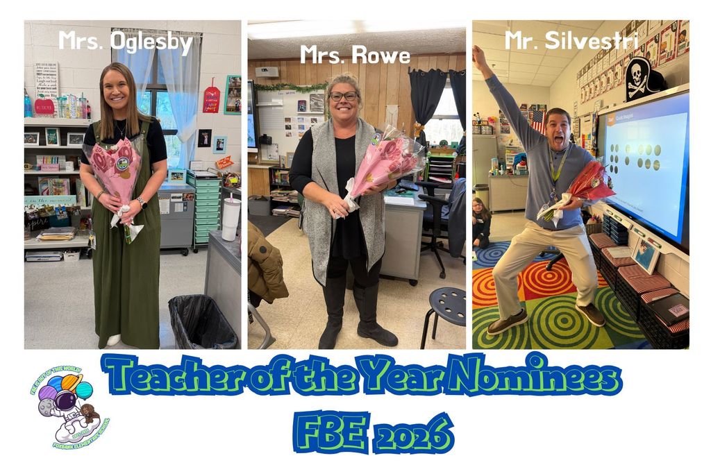 Mrs. Oglesby, Mrs. Rowe and Mr. Silvestri