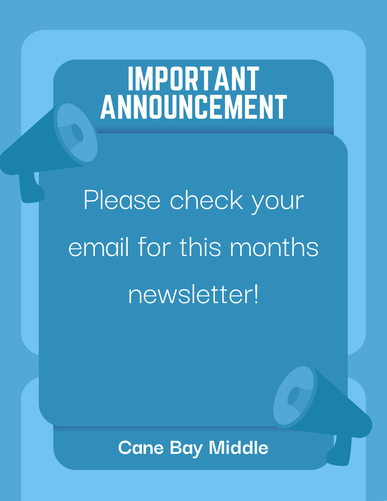 Check your email for this months newsletter 