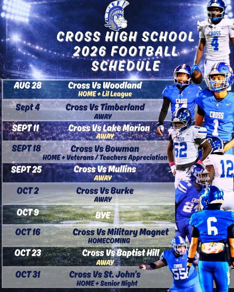 2026 Football Schedule