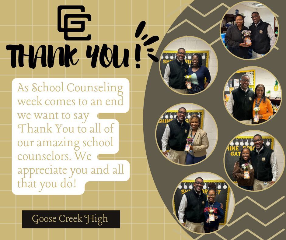 As School Counseling week comes to an end we want to say  Thank You to all of our amazing school counselors. We appreciate you and all that you do!